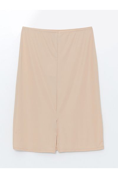 LC Waikiki Women's Elastic Waist Plain Petticoat