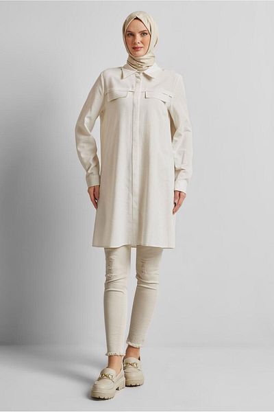 Alvina Shirt Collar Tunic 45683