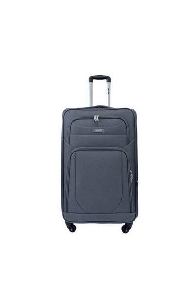 Generic STARGOLD Fabric Trolley Luggage Set 4PCS Premium 360° Wheels, 20/24/28/32", VT-TR512 Dark Grey