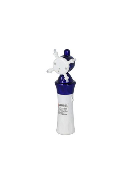 Generic Blazing Ledz Smooth Spinning Quiet Operation LED Neon Spinner Blue and White 702490