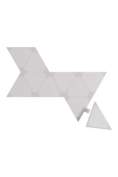 Generic Nanoleaf 10-Piece Mini Triangle Shapes Expansion Light Panel Kit Multicolor NL48-1001TW-10PK