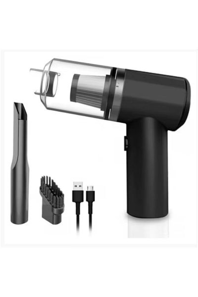 Generic Aspirator portabil wireless FL-8803, Senmase, încărcare USB-C, 12000 pa, 100W, Negru