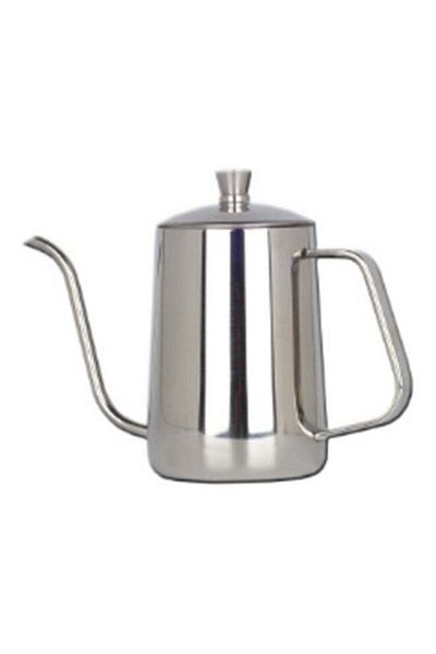 Generic Lucky Stainless steel domestic mocha coffee maker silver 600ml