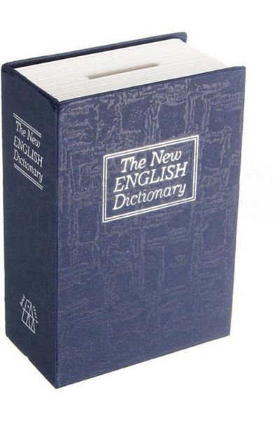 Generic Book Secret Safe Blue