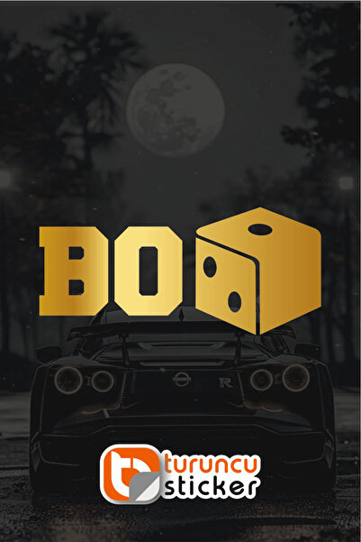 Turuncu ملصق ملصق بوزار 13×5.8 سم – سيارة – محرك – كمبيوتر محمول – ملصق خوذة