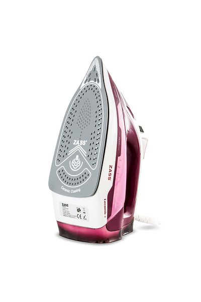 Zass A 11 iron, 2600W, ceramic soleplate, vertical ironing, Jet 150g/min