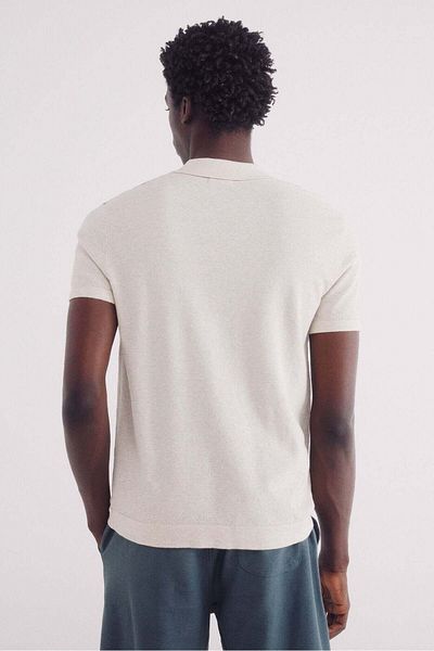 Springfield Short-sleeved textured jumper