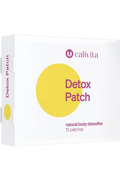 Calivita Detox Patch Plasturi Detoxifianţi cu Pulbere din Extracte de Plante (12 pliculeţe) - Calivita