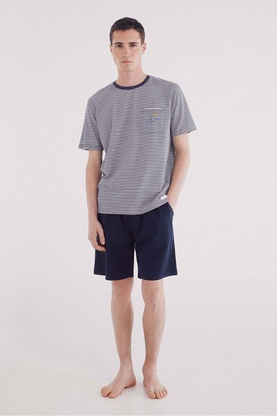 Springfield Micro striped surfer short pajamas
