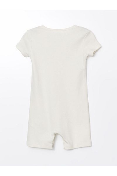 LC Waikiki New Season Crew Neck Cotton Baby Boy Jumpsuit - S5Jl48Z1