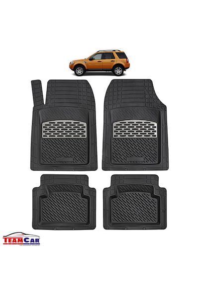TEAMCAR Covorașe Auto ® Tip Tăviță Compatibile Land Rover Freelander Ii (2006–2014) - Silver
