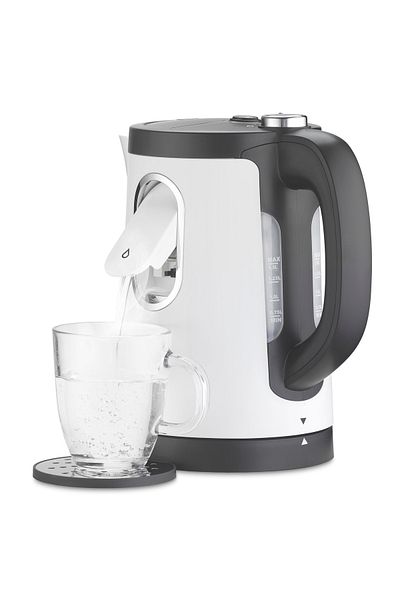 Trisa 2-in-1 Perfect Cup Electric Kettle 6452.7012, White