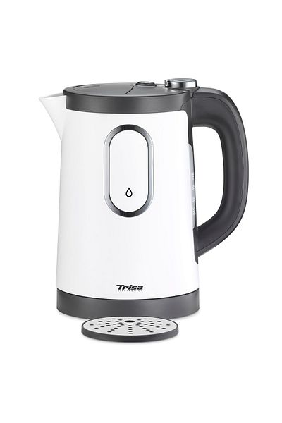 Trisa 2-in-1 Perfect Cup Electric Kettle 6452.7012, White