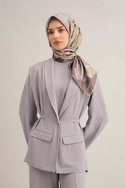 Armine Patterned Pure Silk Sura Scarf 9330- 35