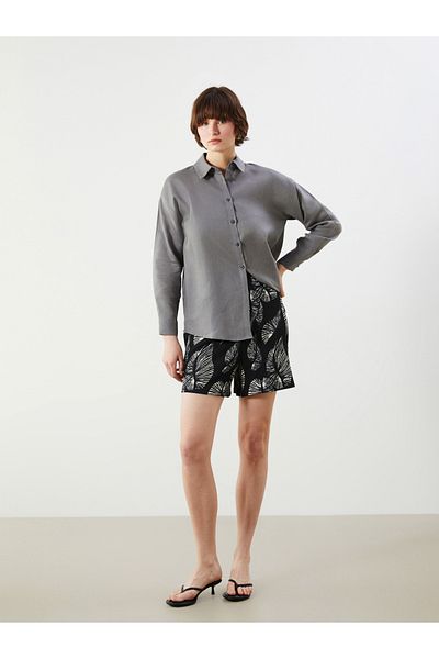 LC Waikiki Floral Women's Shorts with Elastic Waist