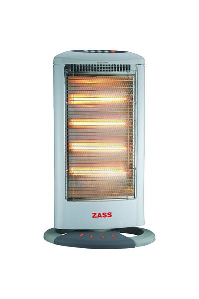 Zass Radiator halogen Zass HS 04, 1600 W, 4 niveluri de putere, Protecție la răsturnare