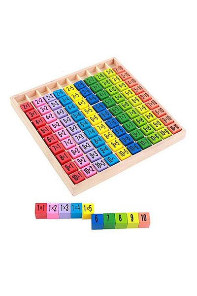 Generic 99 Multiplication Table Math Learning Toy