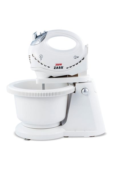 Zass ZHM 05BB bowl mixer, 200W, 5 speeds, Turbo function, chopper, rotating bowl