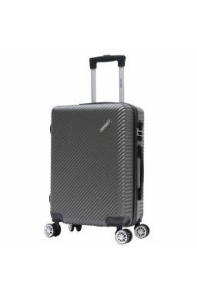 Generic STARGOLD ABS Hardside 20-Inch Cabin Suitcase with 360° Spinner Wheels & Number Lock – Dark Grey