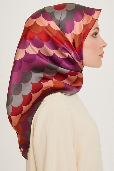 Armine Sura Pure Silk Scarf 9212D 01