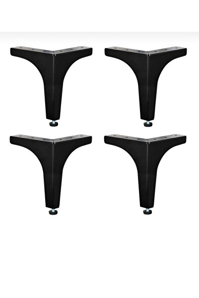 Armoni Metal Ayak 18 Cm Modern Model Siyah Metal Mobilya,Koltuk,Tv Ünitesi ayakları (4 ADET)