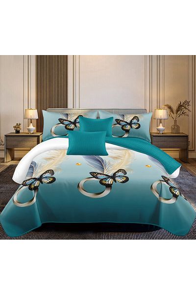 CHIRASO CHIRASO Bedding Set, FINET, 6 Pieces, Bed Sheet 245x250, Quilt 200x230, 4 Pillowcases