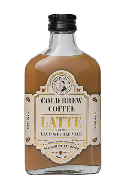 HASAN EFENDİ Ç&K COLD BREW COFFEE LATTE LACTOSE FREE MILK - LAKTOZSUZ SÜTLÜ 190 ML * 3'LÜ