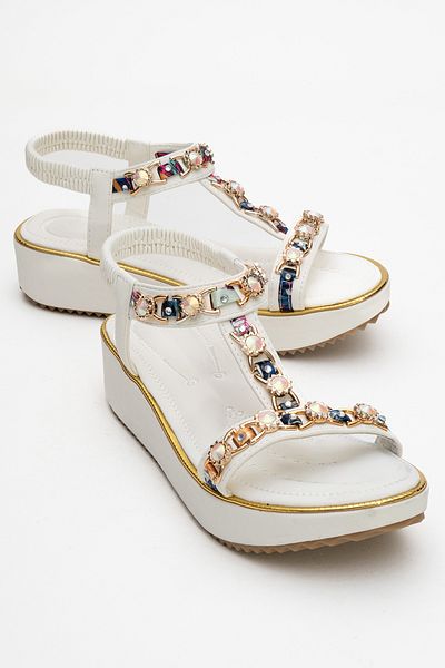 Ataköy Ayakkabı WOMEN'S Rhinestone SANDALS