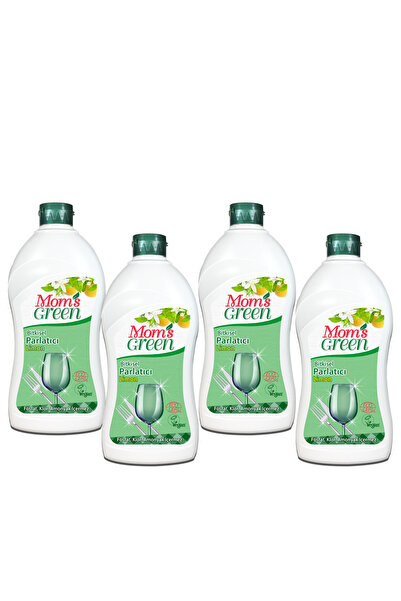 Mom’s Green Ecologic 4'lü Set Bitkisel Limonlu Bulaşık Makinesi Parlatıcı