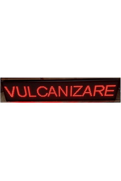 OEM Panou LED programabil pentru exterior/publicitate luminoasă 200x40cm ROȘU ideal pentru VULCANIZARE
