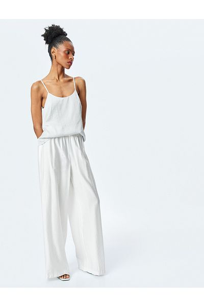 Koton Thin Straps Satin Tank Top