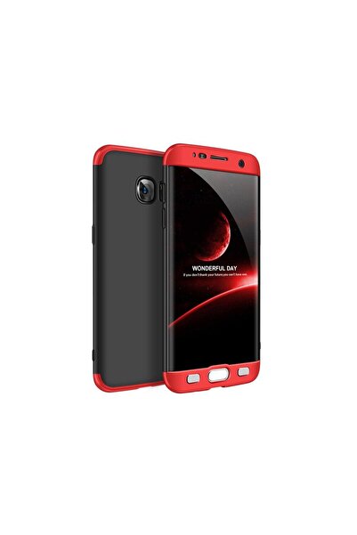 OEM Carcasă Samsung Galaxy S7 Edge GKK 360 Negru/Roșu