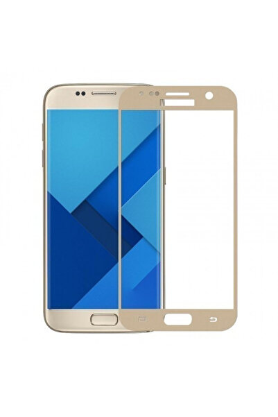 Gold Folie de protecție ecran din sticlă curbată 3D pentru Samsung Galaxy J7 ...