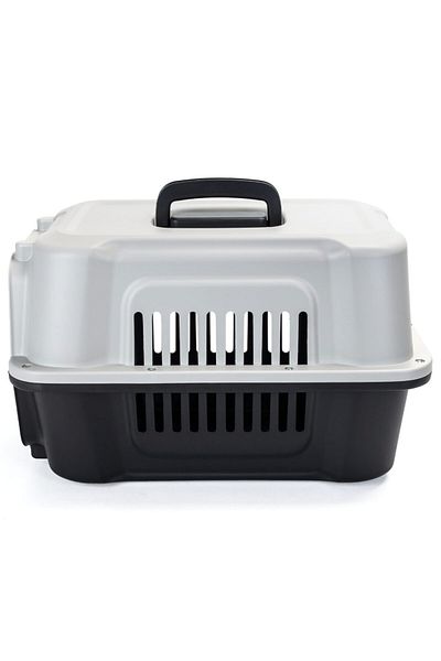 Sofia Concept Animal Transport Cage SCP House, Sofia CONCEPT®, Metal Door, Premium, 58x37x37cm, Gray Stripe