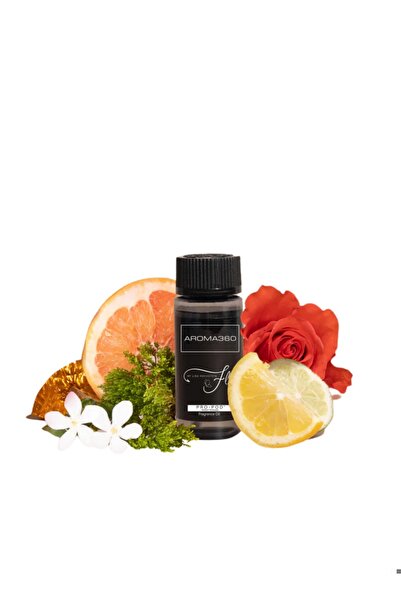 Aroma360 زيت معطر جو برائحة الذباب - الليمون، الورد البلغاري، الباتشولي وحبوب التونكا - 50 مل، 1.7 أونصة سائلة