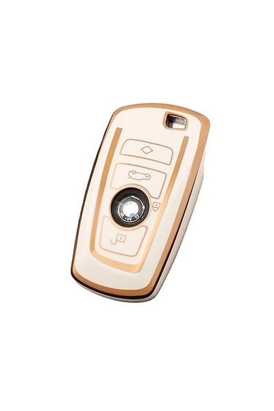 OEM White smart key cover BMW F20 F30 G20 F31 F34 G30 F11 M1 M2 M6 X2 X3 F25 series 1 3 6 E39 E46 E60 E