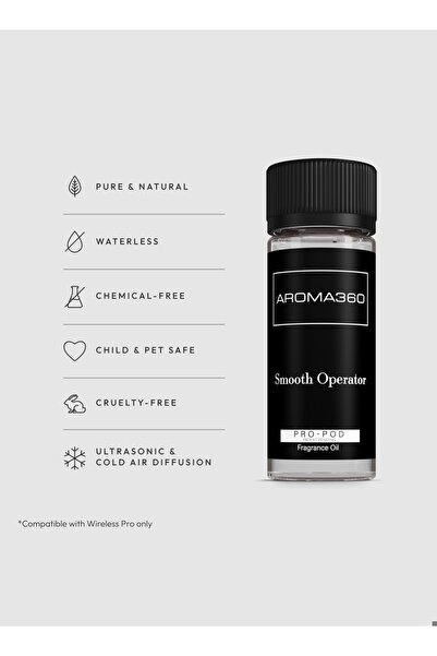 Aroma360 زيت موزع سموذ أوبيريتور برو-بود - أرجواني، خشب الصندل، وباتشولي - 50 مل، 1.7 أونصة سائلة