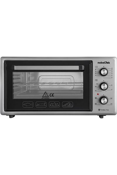 NobeLTek Electric oven Nobeltek NLT FSO48X, 48L, 1600W, grill, timer, thermostat, double glass, fan
