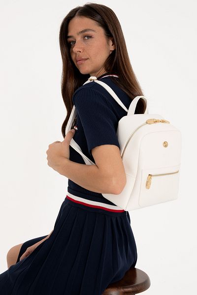 U.S. Polo Assn. Women's White Backpack 50311452-Vr013