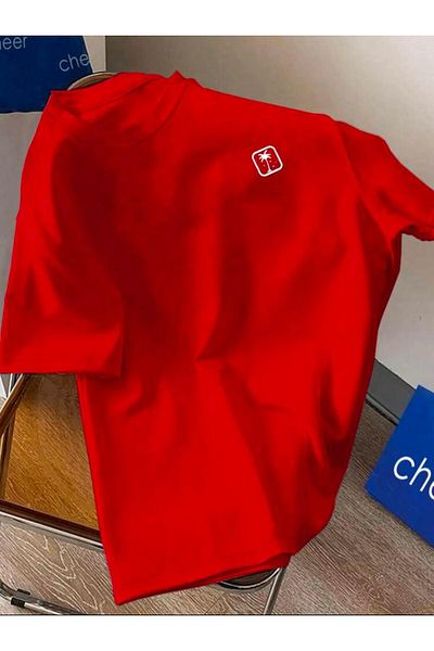 Boi ΜΠΟΥΣΤΟ ΜΕ ΣΤΑΣΙΑ OVERSIZE BASIC T-SHIRT ΚΟΝΤΟΜΑΝΙΚΟ T-SHIRT T-SHIRT