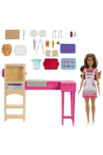 Barbie AND TERESA THE RECIPE FOR FRIENDSHIP TERESA DOLL AND KITCHEN SET WITH ACCESSORIES