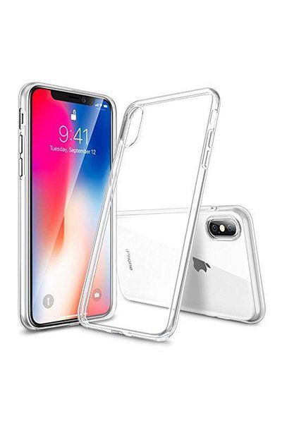 OEM Husă de protecție pentru iPhone X din silicon TPU ultra subțire, transparentă, de 0.3 mm