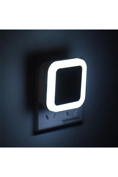 WHITE MyStyle 3D White Bright Lamp - Smart Led Night Light with Built-in Light Sensor