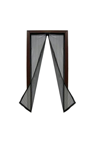 OEM Plasă de insecte cu închidere magnetică, 220 x 100 cm, Negru