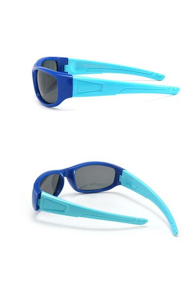 SKYDDAR INNOVATION Ochelari de soare pentru copii 3-12 ani, protecție UV, polarizați, Skyddar Kido 800 - bleumarin
