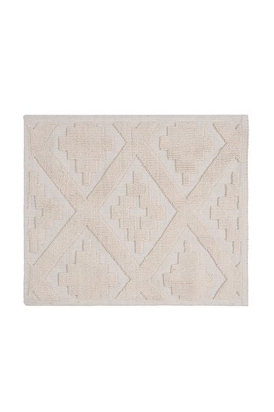 Evidea Soft Nile 2-Piece Bath Mat - Ecru - 60X100 cm + 50X60 cm
