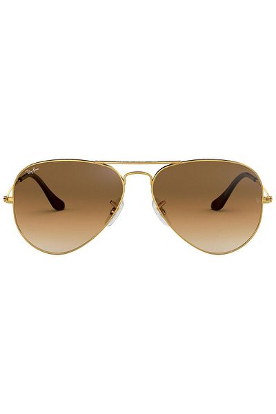 Ray-Ban Ray-Ban Aviator RB3025 001/51 – Sunglasses, Gold, Light Brown Gradient Lenses, Size 58