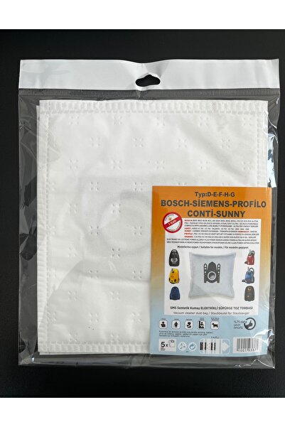 MAPABEK 15 قطعة من كيس الغبار الاصطناعي للمكنسة الكهربائية Bosch-Siemens-Prof...