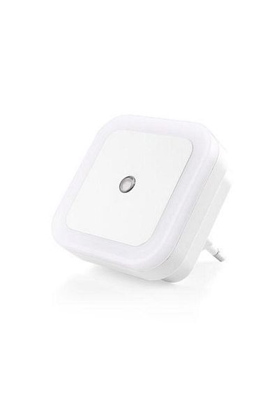 WHITE MyStyle 3D White Bright Lamp - Smart Led Night Light with Built-in Light Sensor