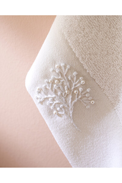 Madame Coco Берел Накішлі 100% бавовна 2-х рушники для рук - білі - 30x45 см